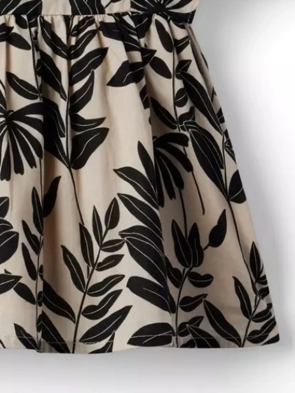 NWOT Janie and Jack Palm Floral Puff Sleeve Top